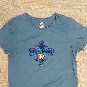 New Orleans Hornets - Adidas - L - Blue - T-shirt